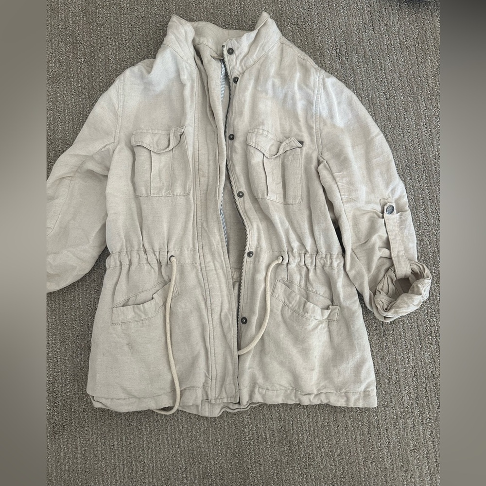 Max Jeans Cream Jacket